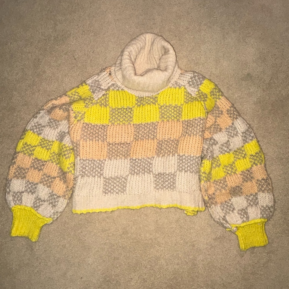 Free People Check Me Out Pullover Sweater
